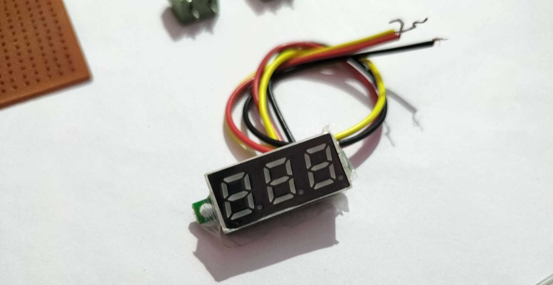 Seven Segment Voltmeter